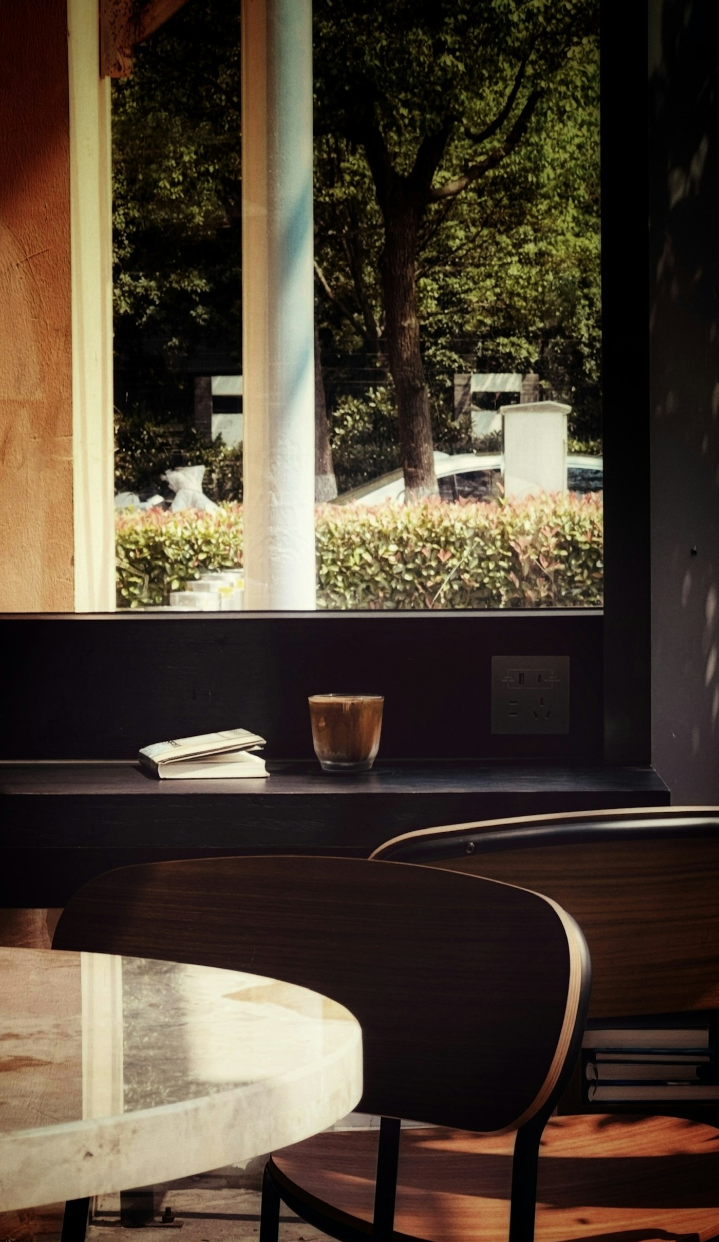 Morning coffee by a sunlit kitchen window